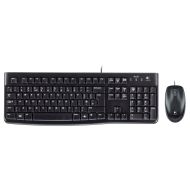 Klávesnica Logitech LGT-MK120-US Čierna Holandsky QWERTY