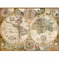 Puzzle Clementoni Old Map 33531.2 188 x 84 cm 3000 Kusy