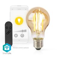 Nedis WIFILRF10A60 Smartlife LED žiarovka Wi-Fi E27 806 Lm 7 W teplé biele sklo Android™ / iOS Hrušk