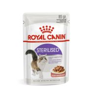 Krmivo pre mačky Royal Canin Feline Sterilised in Sosse Mäso 12 x 85 g