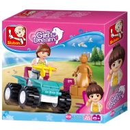 Sluban M38-B0599 Girls Dream Beach Quad 54-dielna