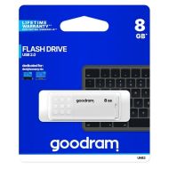 USB flash disk GoodRam UME2 USB 2.0 20 Mb/s Biela 8 GB