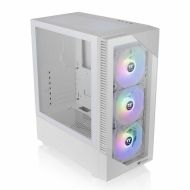 Počítačová skriňa ATX v prevedení midi-tower THERMALTAKE View 200 TG Snow ARGB Biela