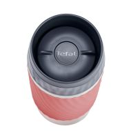 Tefal Travel Mug Easytwist Insulated Cup 0,36L Coral Red