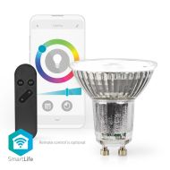 Viacfarebná lampa Nedis WIFILRC10GU10 Smartlife Wi-Fi Gu10 345 Lm 4,9 W RGB / teplá až studená biela