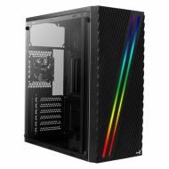 Počítačová skriňa ATX v prevedení midi-tower Aerocool Streak RGB USB 3.0 Čierna