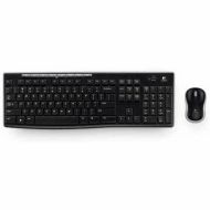 Myš a klávesnica Logitech LGT-MK270-US Čierna QWERTY Qwerty US