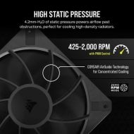 Ventilátor počítačovej skrine Corsair RS120 MAX PWM Ø 12 cm (1 kusov)