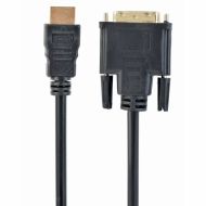 Adaptér HDMI na DVI GEMBIRD 5m, HDMI/DVI, M/M Čierna 5 m