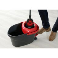 Mop with Bucket Vileda Ultramat Turbo XL Čierna Červená Mikrovlákno