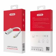 Adaptér Mini DisplayPort na HDMI Unitek Y-6331 Biela 20 cm