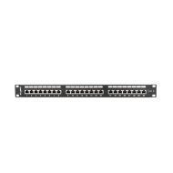 Patch Panel 24 Portov UTP Kategória 6 Lanberg PPS6-1024-B