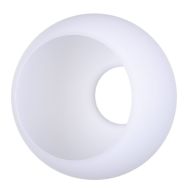 Tienidlo lampy Activejet Irma Biela Sklo 13 x 10 x 9,5 cm