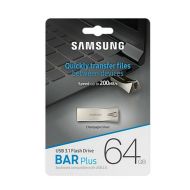 USB flash disk 3.1 Samsung Bar Plus Striebristý