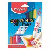 Fixky Maped Color'Peps Duo Pečiatka 8 kusov