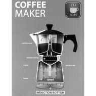 Moka Kanvica Feel Maestro MR-1667-6 Čierna Aluminium 300 ml 6 Šálky