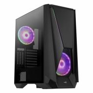 Počítačová skriňa ATX v prevedení midi-tower Aerocool VISORBK LED RGB Čierna