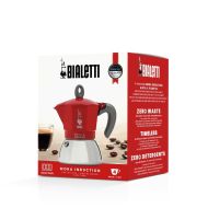 Moka Kanvica Bialetti Moka Induction Červená Kov Aluminium 150 ml