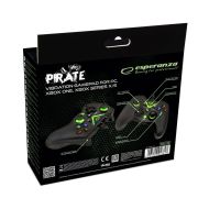 Herná konzola Esperanza Pirate EGG114K USB 2.0 Čierna zelená Microsoft Xbox One PC Xbox Series X Xbo