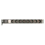 Predlžovací Kábel 19" 8 Zásuviek Schuko s Vypínačom GEMBIRD EG-PDU-014-FC14 (3 m)