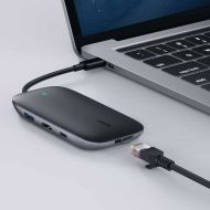 USB rozbočovač Aukey CB-C71 Čierna 100 W