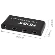 HDMI Switch Qoltec 51797 Čierna