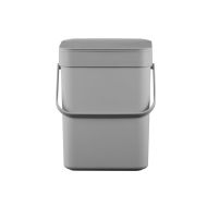 Odpadkový kôš EKO Puro II Foodwaste Caddy 5L šedý