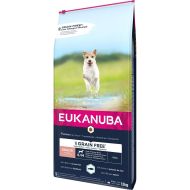 Krmivo Eukanuba Grain Free Senior small/medium breed Senior Ryby 12 kg