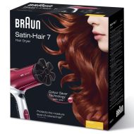 Braun HD770 Satin Hair 7-farebný fén na vlasy 2200W červeno/strieborný