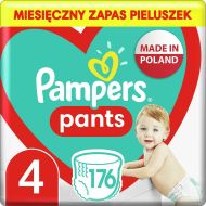 Jednorázové plienky Pampers 4 (176 Kusov)