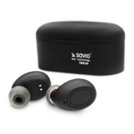 In - Ear Bluetooth slúchadlá Savio TWS-04 Čierna Grafitová