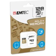 Pamäťová karta Micro SD s adaptérom EMTEC microSD Class10 Gold+ 128GB 128 GB