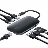 USB rozbočovač Aukey CB-C71 Čierna 100 W