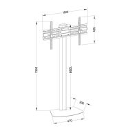 Držiak na televíziu Techly ICA-TR27 55" 40 kg