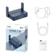 Router Cudy AX3000 Modrá RJ45 Ethernet LAN Wi-Fi