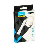 USB rozbočovač Ibox IUH3FAS USB x 4 Biela