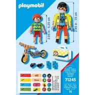 Playset Playmobil City Life - Paramedic with Patient 71245 15 Kusy