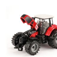 Traktor Traktor s trením 19 cm červeno/čierny