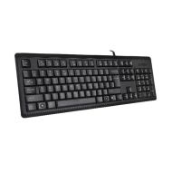 Klávesnica A4 Tech KR-92 Čierna Monochromatická Anglicky QWERTY