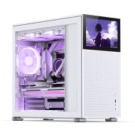 Počítačová skriňa ATX v prevedení midi-tower Jonsbo D41 MESH WHITE SC Biela LCD obrazovka