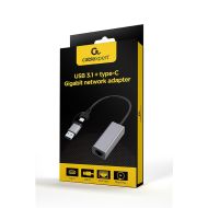 Sieťový adaptér GEMBIRD A-USB3AC-LAN-01