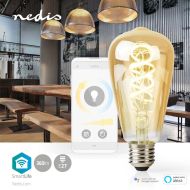 Nedis WIFILRT10ST64 Smartlife LED žiarovka Wi-Fi E27 360 Lm 4,9 W teplá až studená biela 1800 – 6500