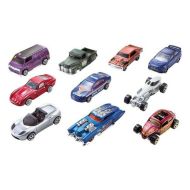 Hracia sada dopravných prostriedkov Hot Wheels Kov (10 Pcs)