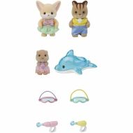 Príslušenstvo pre domček pre bábiky Sylvanian Families 5749 Nursery Friends Pool Fun trio