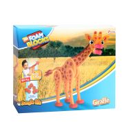 Toi-Toys 3D puzzle Žirafa Junior 31,5 cm penová oranžová 104-dielna