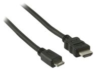 Vysokorýchlostný HDMI kábel Valueline Vlvp34500b10 s Ethernet HDMI - HDMI Mini konektor 1,00 M čiern