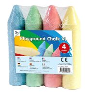 Klaun Super Sidewalk Chalk 4 kusy Rozmanité