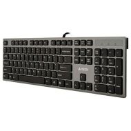 Klávesnica A4 Tech KV-300H QWERTY Čierna Sivá Monochromatická Čierna/Sivá