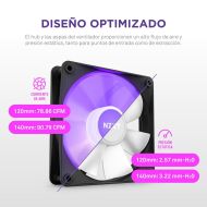 CPU ventilátor NZXT NZXT F120 RGB