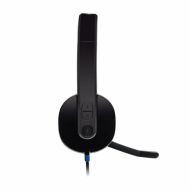 Herné slúchadlá s mikrofónom Logitech H540 Čierna